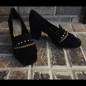 Nine West black clogs